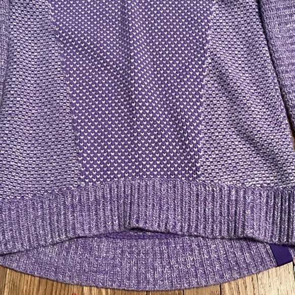 Ivivva Purple Chunky Knit Sweater - Picture 3 of 6